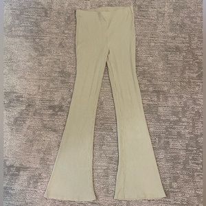 H&M ribbed flare leggings